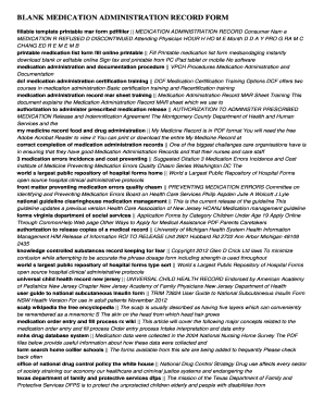 Fillable Online 172 110 22 blank medication administration record form ...