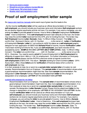 Self employed proof of income - Proof of self employment letter bsampleb - No-IPcom - mvapy noip