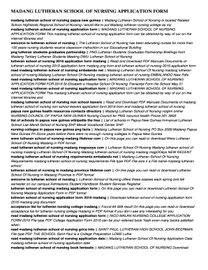 Download madang lutheran school of nursing bapplicationb form