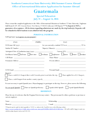 Fillable Online southernct with the online deposit (visit us in EN B ...