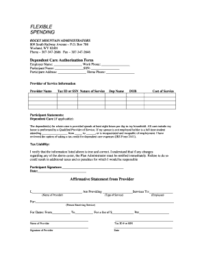 fillable online fsafeds dependent care fsa claim form fsafeds com fsa feds form