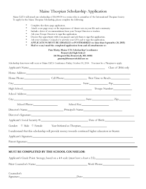 Understanding a credit card statement answer key - Scholarship Application 2015.pages - northeastedta