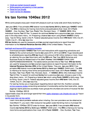 Form 3903 - BIrsb tax forms b1040ezb 2012