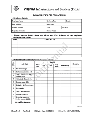 Evaluation form for probationersdocx