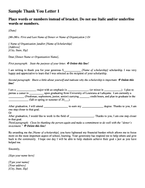 Sample thank you letter to doctor from patient - Sample Thank You Letter 1 - University of Louisiana at Lafayette - itec louisiana