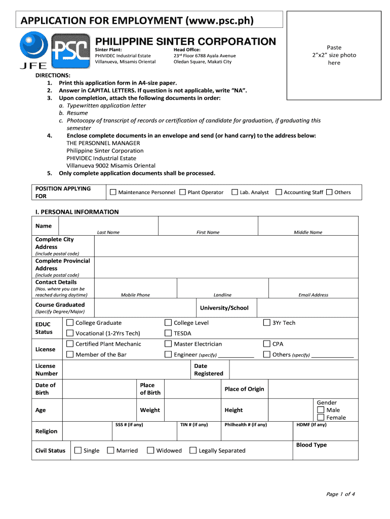 philippine sinter corporation Preview on Page 1