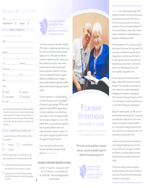 Pulmonary HyPertension - PHA Canada - phacanada