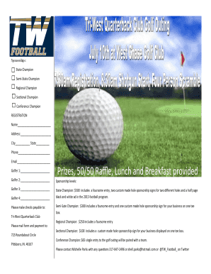 Printable event flyer templates - Printable Flyer Templates: Flyer For Golf Tournament