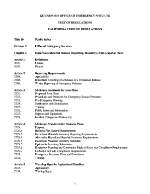 California Emergency Release Follow-up Notice Form