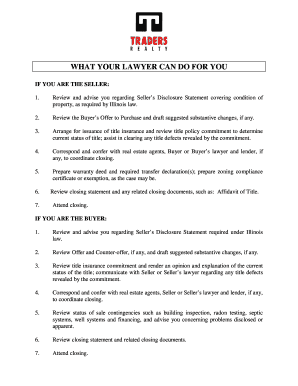 Illinois Real Estate Attorney Services Agreement