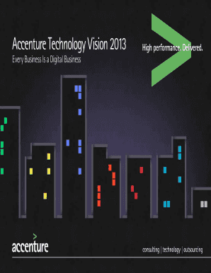 Download the Accenture Technology Vision 2013: Executive Summary
