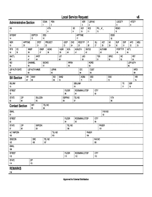 Local Service Request Form v6