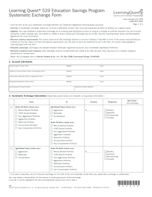 Learning Quest Systematic Exchange Form