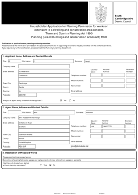 Householder Application for Planning Permission