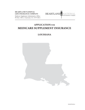 Medicare Supplement Insurance Application Louisiana