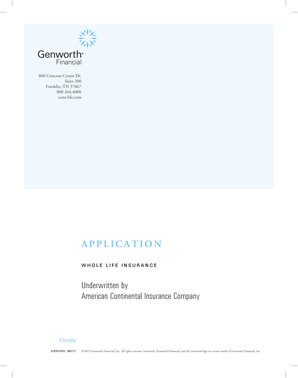 Whole Life Insurance Application