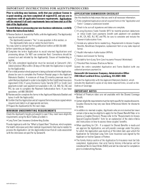 Oregon Privileged Choice Flex Long Term Care Insurance Application