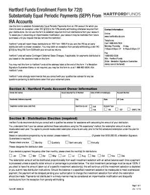 Hartford Funds SEPP IRA Enrollment Form