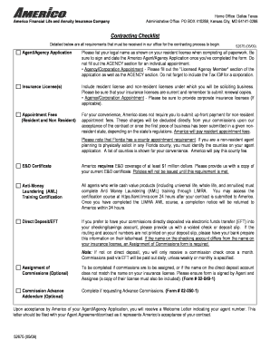 Americo Agent/Agency Application