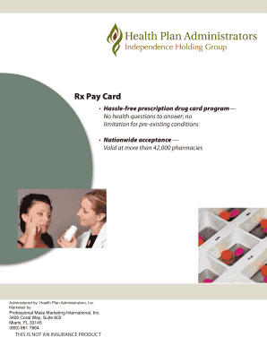 Rx Pay Card Enrollment Form