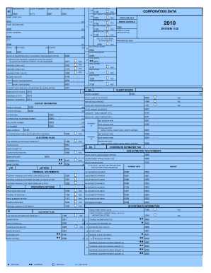 IRS Form 1120 Corporate Tax Return