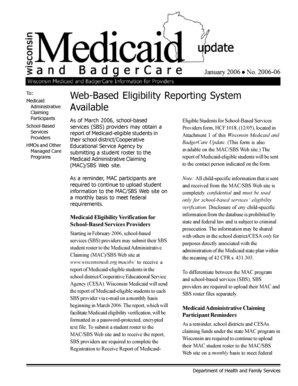 Wisconsin Medicaid Registration Form