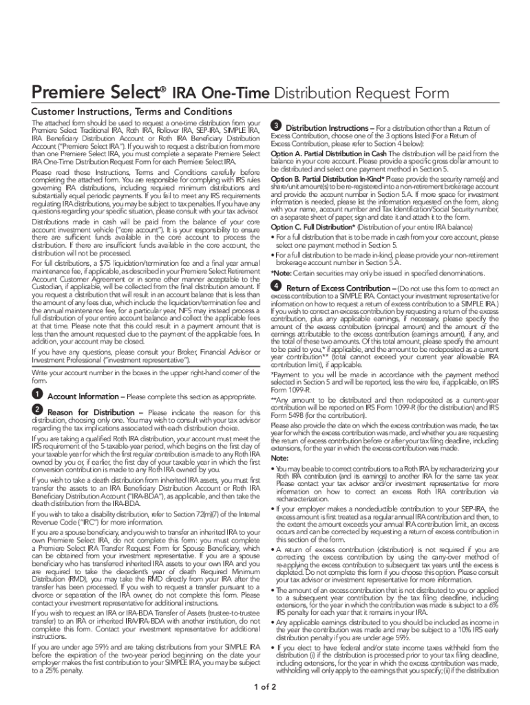 premiere select ira national financial services Preview on Page 1.