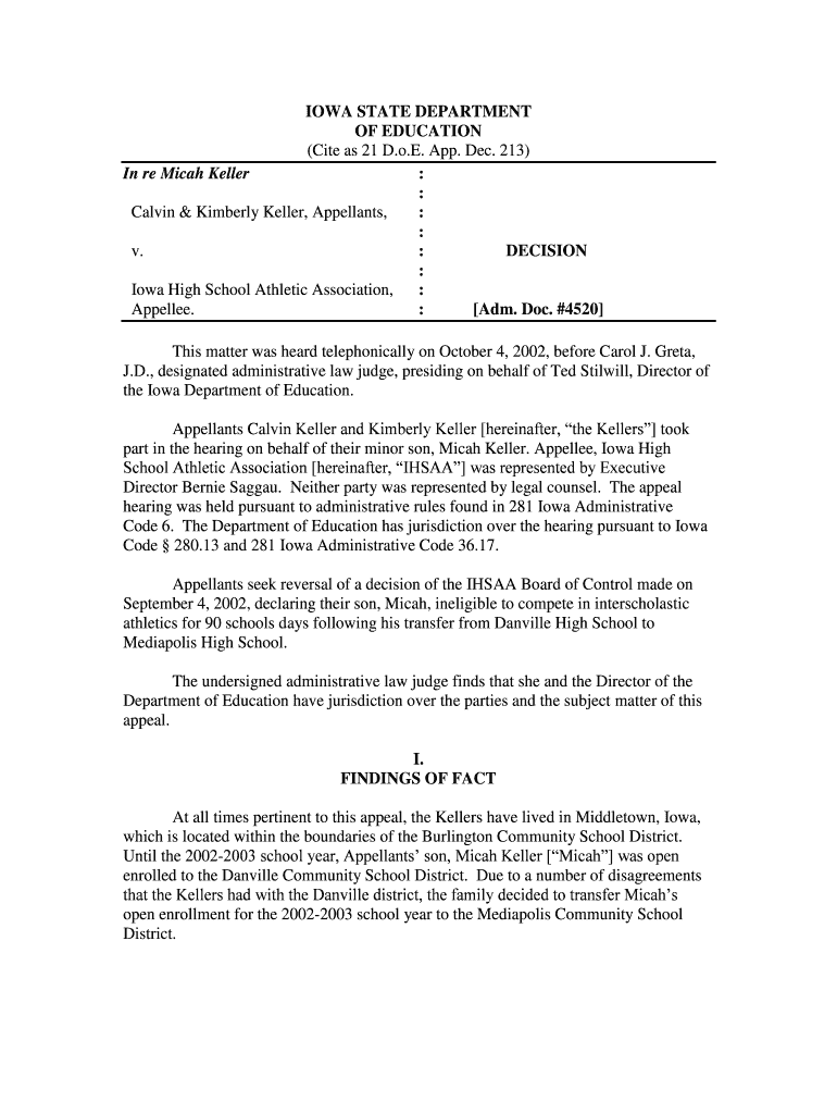 Micah Keller Mediapolis Iowa Fill Online, Printable, Fillable, Blank