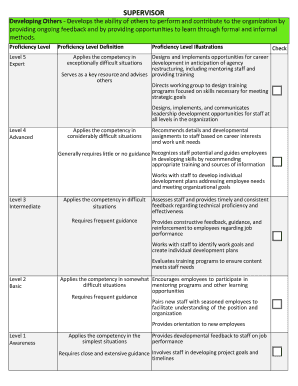 Leadership Competency Self Assessment