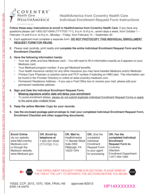 HealthAmerica Medicare Advantage Enrollment Form