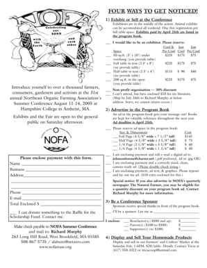 Four ways to get noticed - Northeast Organic Farming Association - nofa