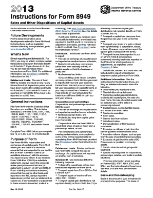 Instructions for Form 8949