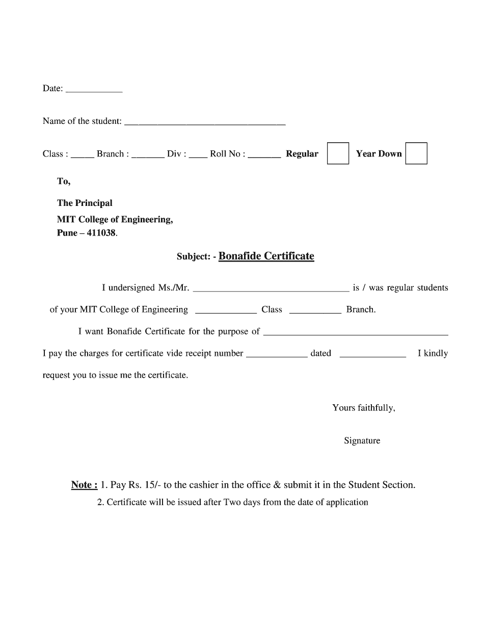 Manage Documents Using Our Form Filler For Bonafide Certificate Form