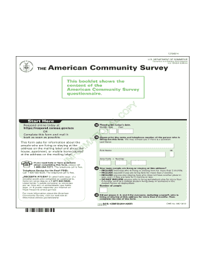 American Community Survey Form