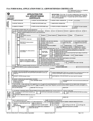 Application for US Airworthiness Certificate