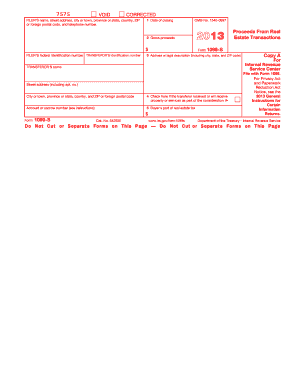 IRS Form 1099-S