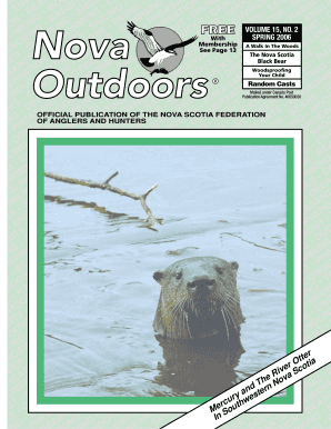 Nova Scotia Lifetime License Lottery Entry Form