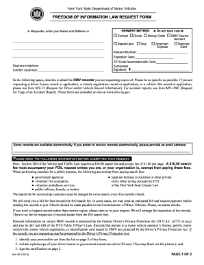 New York FOIL Request Form