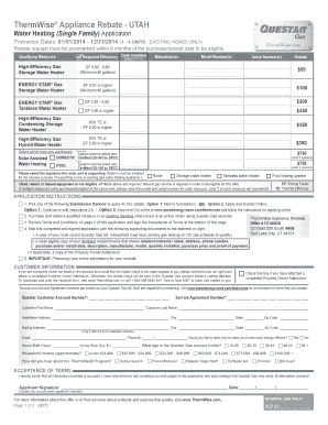 ThermWise Appliance Rebate - Utah