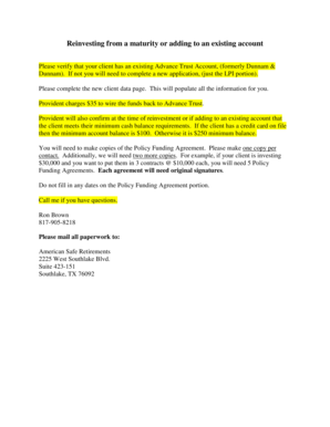 Accredited Investor Suitability Form