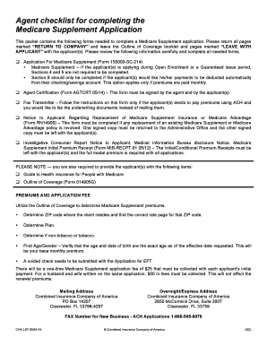 Medicare Supplement Application