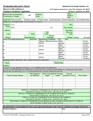Employee Enrollment Application