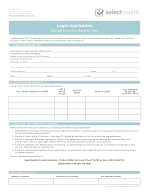 SelectHealth Provider Portal Login Application