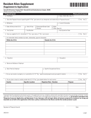 Resident Alien Supplement