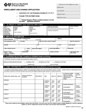 Employee Health Insurance Enrollment Form