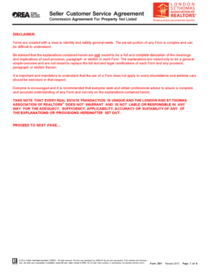 Seller Customer Service Agreement