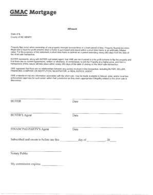 Illinois Mortgage Affidavit