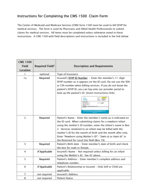 Health insurance claim form example - Provider Communication 120911.docx - sfhp