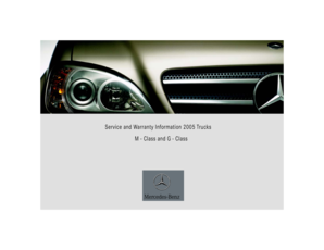 Mercedes-Benz Truck Warranty Information