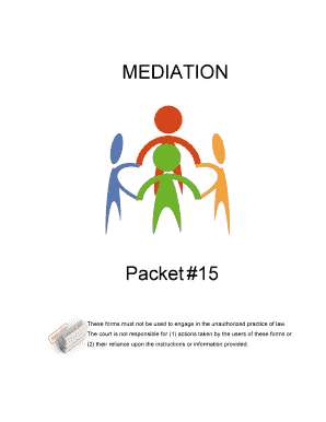 MEDIATION Packet #15 - Arizona Superior Court in Pima County - sc pima